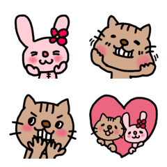 [LINE絵文字] ねこのりんたろう★毎日使える絵文字④の画像