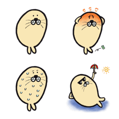 [LINE絵文字] Yam Yam Potato Sealの画像