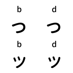 [LINE絵文字] ローマ字なか付き あいうえお！[っ］の画像