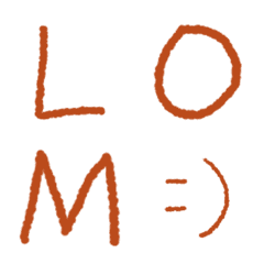 [LINE絵文字] ろむもじABCの画像