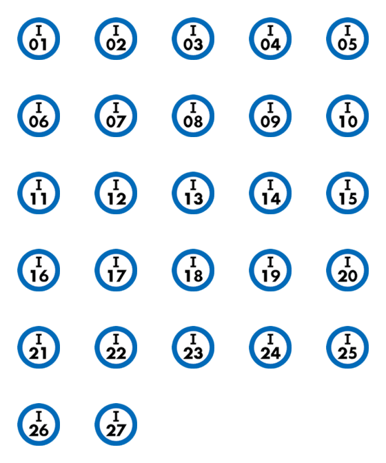 [LINE絵文字]都営三田線のナンバリングの画像一覧