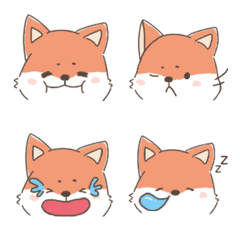 [LINE絵文字] Fox's  Emoji1の画像