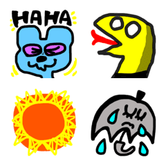 [LINE絵文字] ネズミのタムタム Emojiの画像