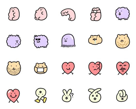 [LINE絵文字]グッドモーニング仲間たちの画像一覧