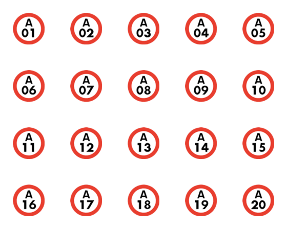 [LINE絵文字]都営浅草線のナンバリングの画像一覧