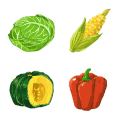[LINE絵文字] いろんな野菜の画像