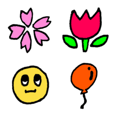 [LINE絵文字] 春＆日常会話の画像