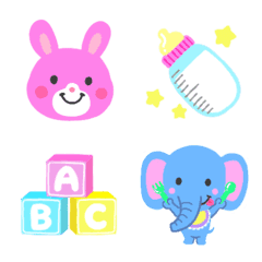 [LINE絵文字] かわいいBABY絵文字セットの画像