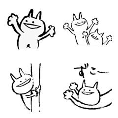 猫と顎の絵文字メイン画像