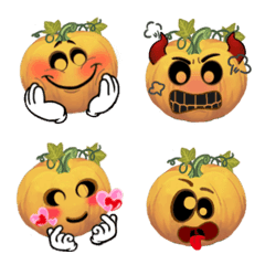 [LINE絵文字] emoji Pumpk 4 - emojiの画像