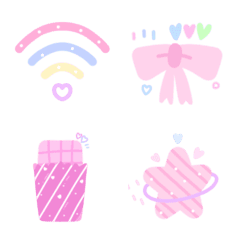 [LINE絵文字] Cute Pastelの画像