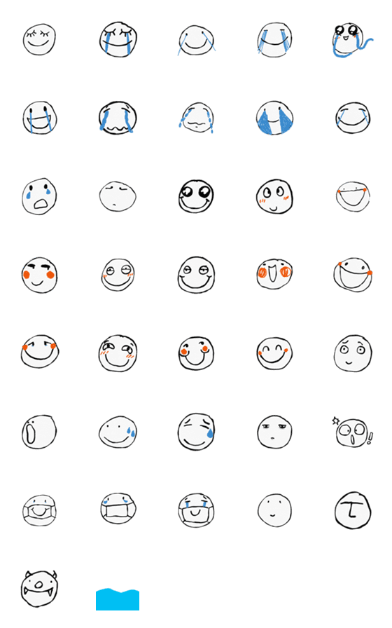 [LINE絵文字]White circle community 0の画像一覧