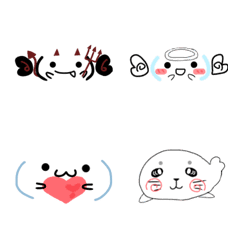 [LINE絵文字] Hand-painted emoji translationの画像