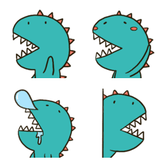 [LINE絵文字] Cupo dinosaur emojiの画像