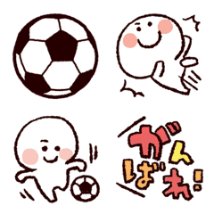 [LINE絵文字] 頑張れ！サッカー部の画像