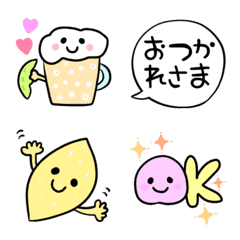 [LINE絵文字] ゆるかわ野菜と果物の画像