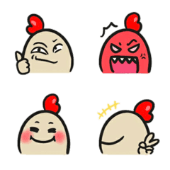 [LINE絵文字] Chicken Pang Emojiの画像