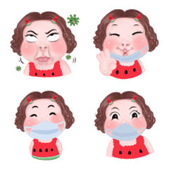 [LINE絵文字] Bug Tangmo Covid 19's era emojiの画像