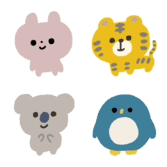 [LINE絵文字] Lovely animals♡の画像