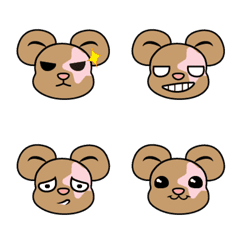 [LINE絵文字] Little mouse bearの画像