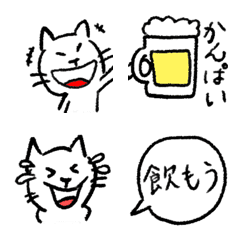 [LINE絵文字] のみすけにゃん emojiの画像