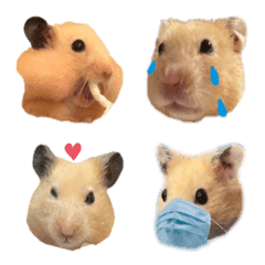 [LINE絵文字] The tired of hamsterの画像