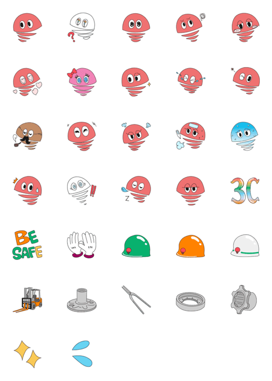 [LINE絵文字]Asahi Forge Emoji1の画像一覧