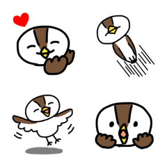 [LINE絵文字] 小鳥のちよこちゃんの画像