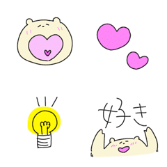 [LINE絵文字] ゆるっとkumapon*の画像