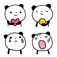 らくがきパンダ絵文字⑫の絵文字メイン画像