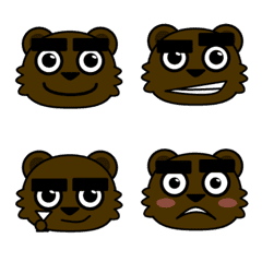 [LINE絵文字] Bigbrow Emojiの画像