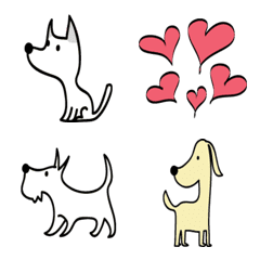 [LINE絵文字] dogy talkの画像