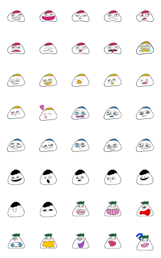 [LINE絵文字]ONIGIRI BOYSの画像一覧