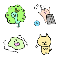 [LINE絵文字] cute cat＆dog etcの画像