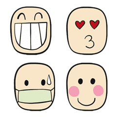 [LINE絵文字] 40 Cute Emojiの画像