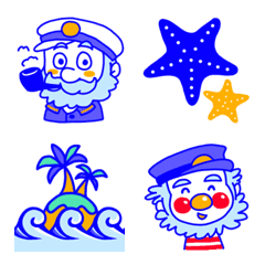 船長と仲間たちの航海の絵文字メイン画像