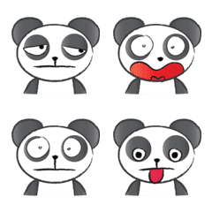 [LINE絵文字] round round pandaの画像