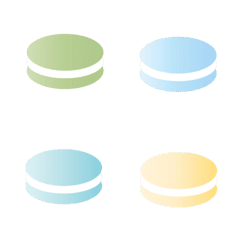 [LINE絵文字] Delicious macaronsの画像