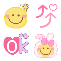 [LINE絵文字] ☆ゆめかわいい☆スマイリー☺の画像