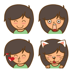 [LINE絵文字] ribbinsri emojiの画像