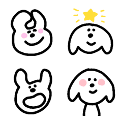 シンプルダックスの絵文字メイン画像