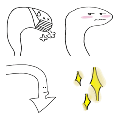 [LINE絵文字] シンプルな生物の画像