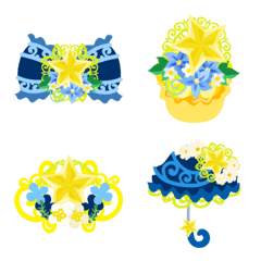 [LINE絵文字] Cute Star Crystal Emojiの画像