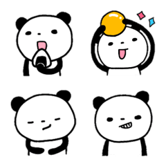 らくがきパンダ絵文字⑬の絵文字メイン画像
