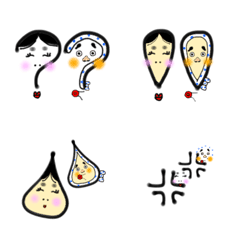 Line絵文字 おかめwishひょっとこ記号 25種類 1円