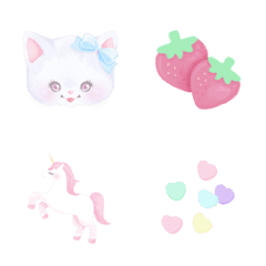 ゆめかわいい♡ファンシーパステル絵文字の絵文字メイン画像