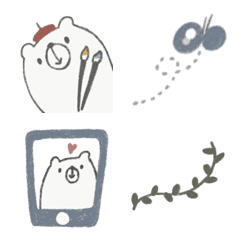 [LINE絵文字] tsukaeru emoji kumaの画像