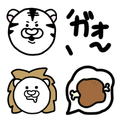 [LINE絵文字] どうぶつの日常の画像