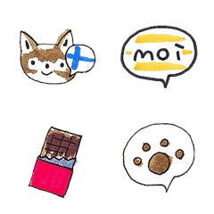 [LINE絵文字] めりちゃんとフィンランド語の画像