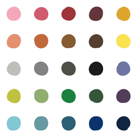[LINE絵文字]traditional colors of Japanの画像一覧